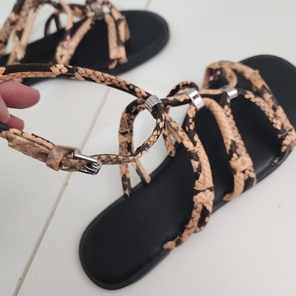 Rebecca Minkoff Sarle Strappy Sandal Rosewood Women's Size 8.5 - Picture 8 of 16